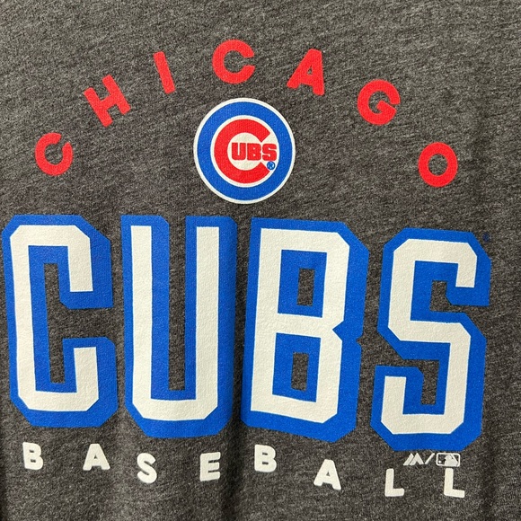 Chicago Cubs Baseball Gray T-Shirt - Picture 3 of 6